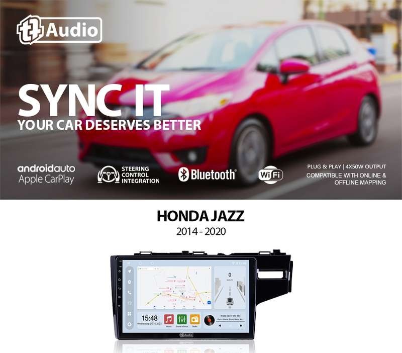 TT Audio 9" replacement radio for HONDA JAZZ/FIT (2014-2020) (CLASS D)