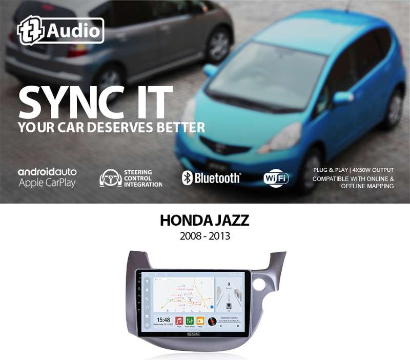 TT Audio 9" replacement radio for HONDA JAZZ 2008 - 2013 (CLASS D)