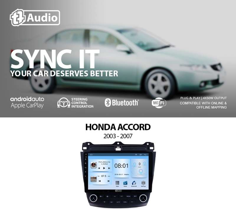 TT Audio 9" replacement radio for Honda Accord 2003-2007 (ECO)