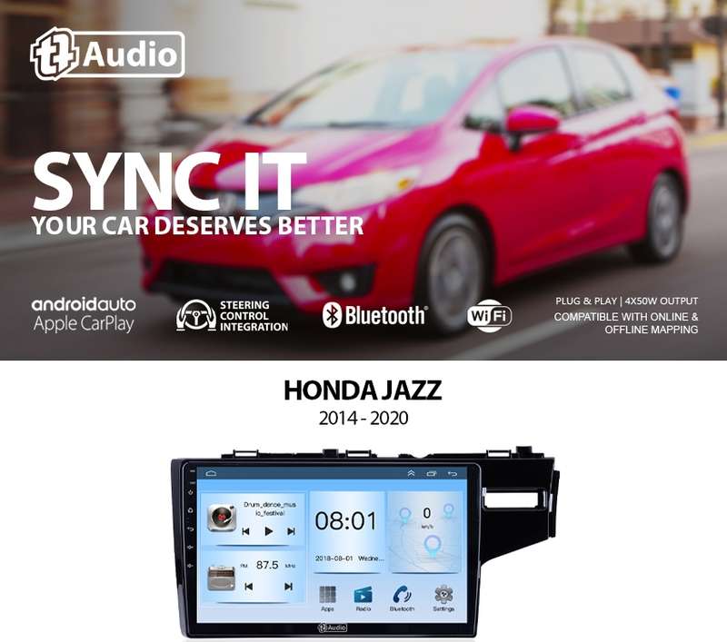 TT Audio 9" replacement radio for HONDA JAZZ/FIT (2014-2020) (ECO)