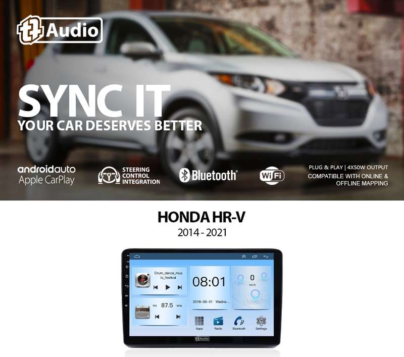 TT Audio 10" replacement radio for HONDA HRV 2014-2020 (ECO)