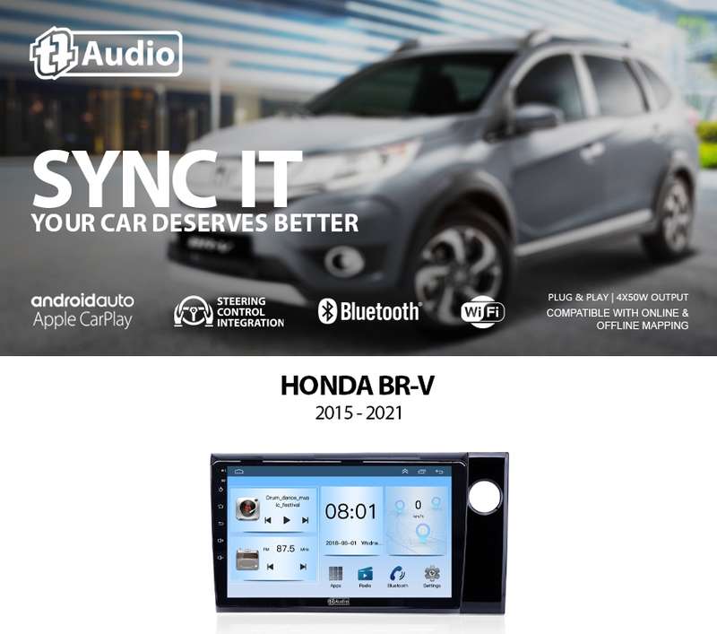 TT Audio 9" replacement radio for HONDA BRV 2015 - 2017 (ECO)