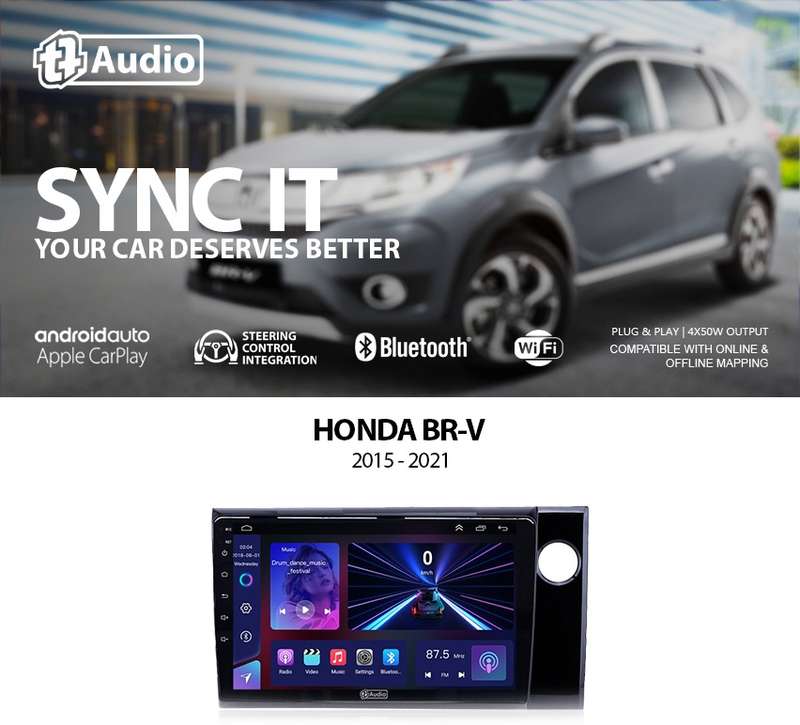 TT Audio 9" replacement radio for HONDA BRV 2015 - 2017 (MID SPEC)