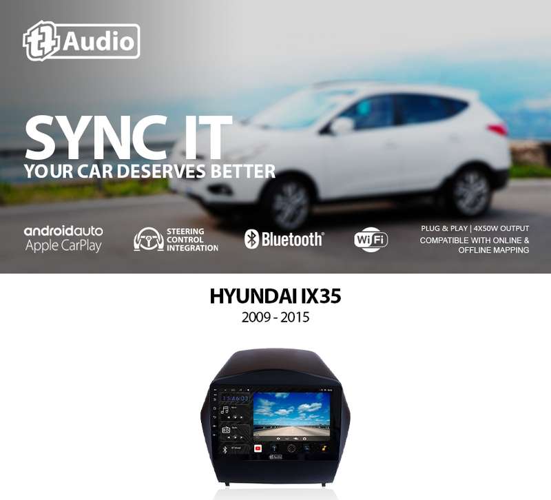 TT Audio 9" replacement radio for HYUNDAI IX35 2009 - 2015 (4G ULTRA)