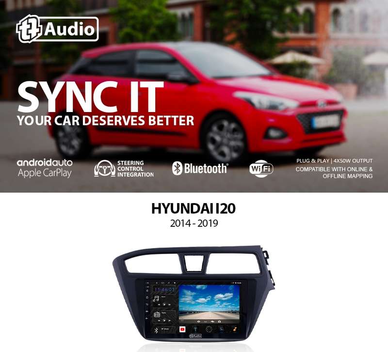 TT Audio 9" replacement radio for HYUNDAI i20 2014-2020 (4G ULTRA)