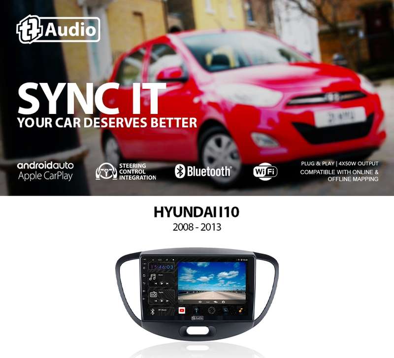 TT Audio 9" Replacement Radio For Hyundai i10 2008-2013 (4G ULTRA)