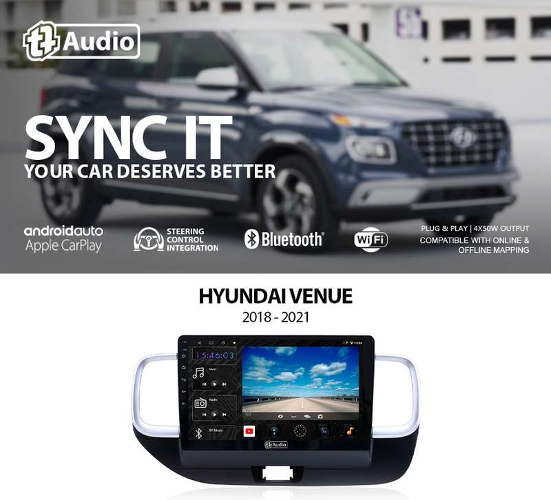 TT Audio 10" replacement radio for HYUNDAI Venue 2018-2024 (4G ULTRA)