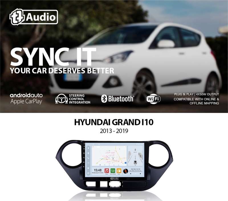 TT Audio 9" Replacement Radio For Hyundai i10 2013-2016 (CLASS D)