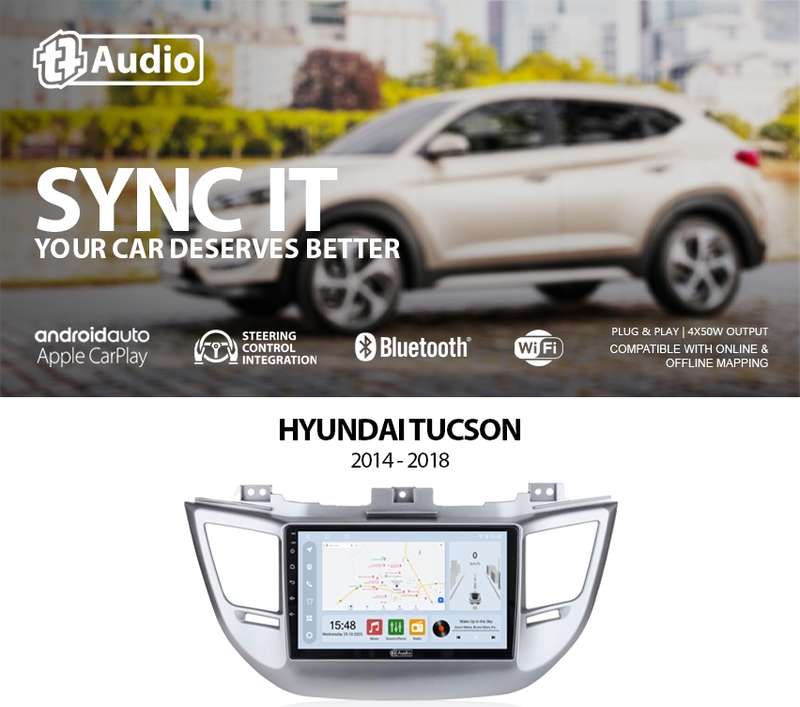 TT Audio 9" replacement radio for HYUNDAI TUCSON 2014 - 2018 (CLASS D)