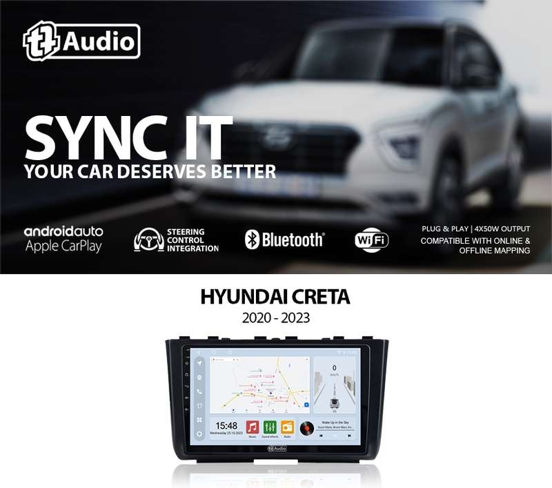 TT Audio 9" replacement radio for HYUNDAI CRETA 2020-2023 (CLASS D)