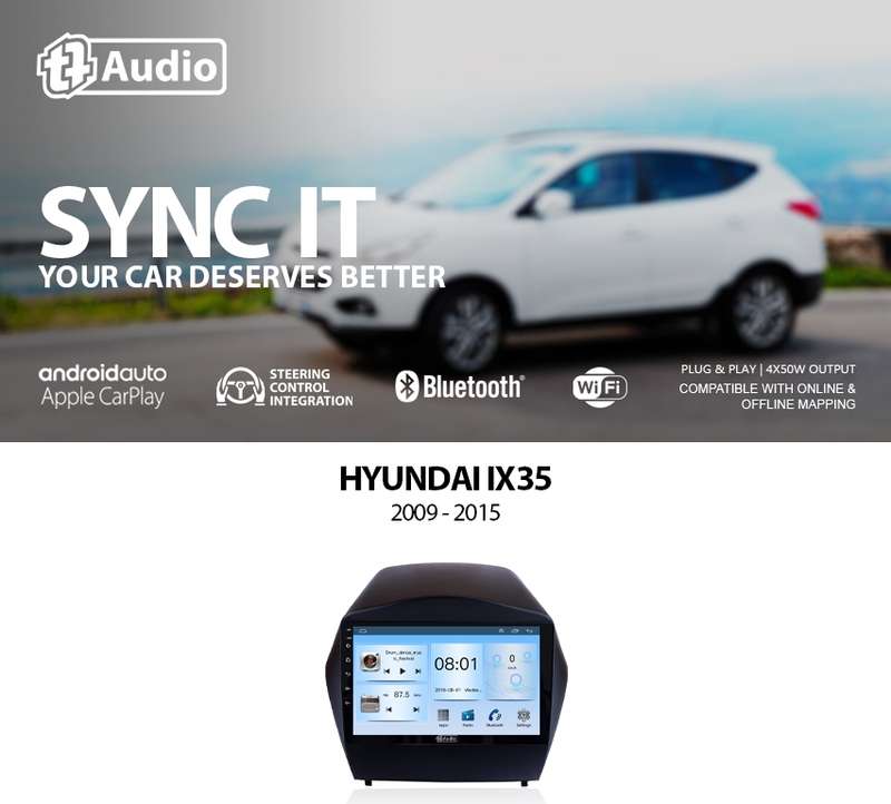 TT Audio 9" replacement radio for HYUNDAI IX35 2009 - 2015 (ECO)