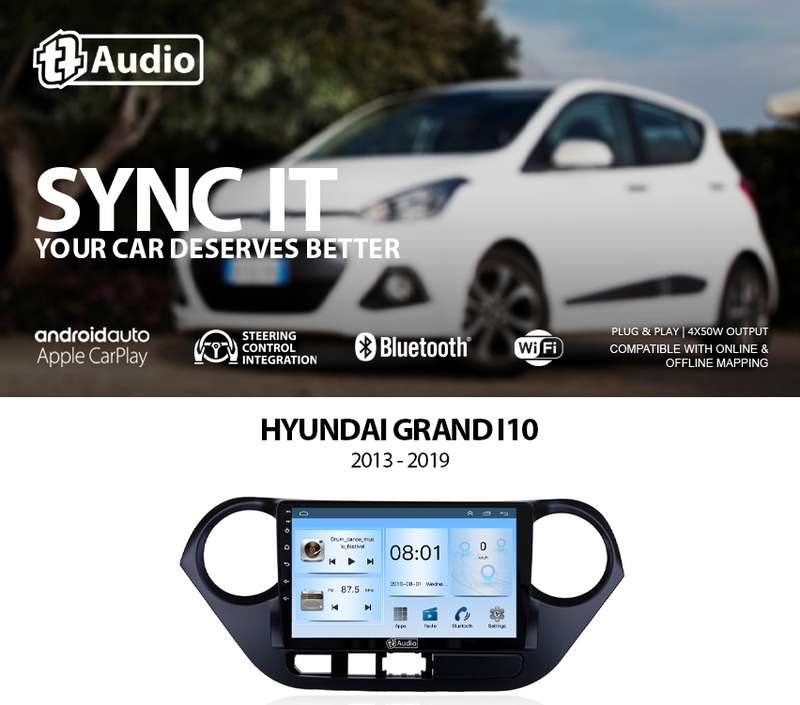 TT Audio 9" Replacement Radio For Hyundai i10 2013-2016 (ECO)