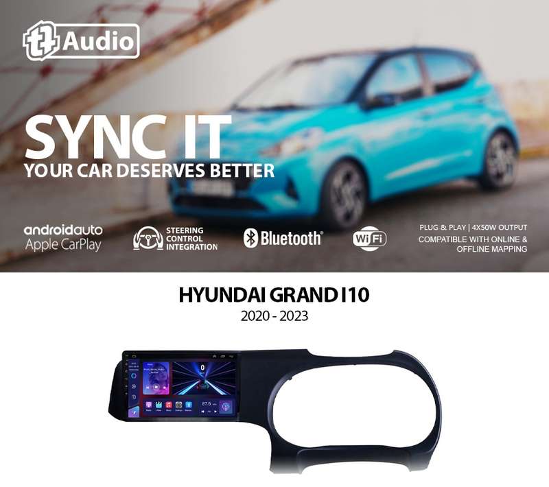 TT Audio 9" replacement radio for HYUNDAI I10 Grand i10 2020 - 2024 (MID SPEC)