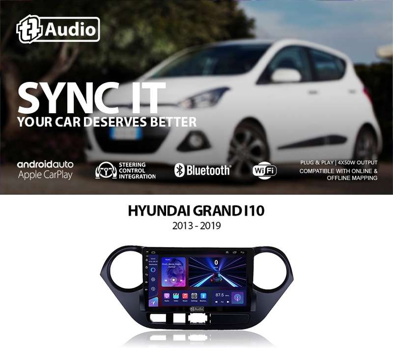TT Audio 9" Replacement Radio For Hyundai i10 2013-2016 (MID SPEC)