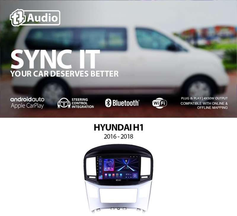 TT Audio 9" replacement radio for HYUNDAI H1 2016 - 2018 (MID SPEC)