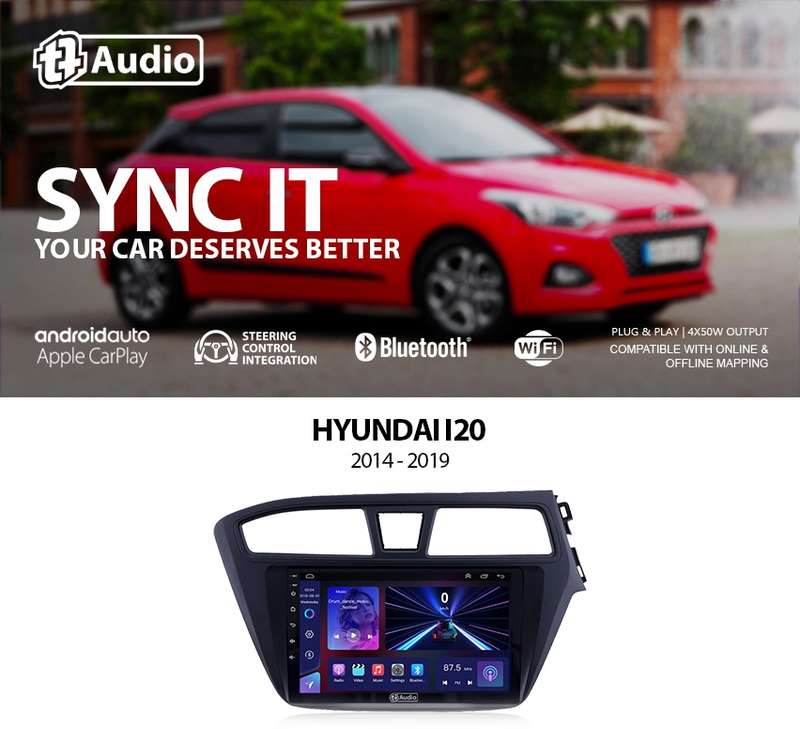 TT Audio 9" replacement radio for HYUNDAI i20 2014-2020 (MID SPEC)