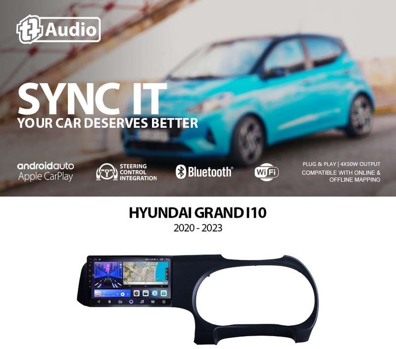 TT Audio 9" replacement radio for HYUNDAI I10 Grand i10 2020 - 2024 (2K SCREEN)