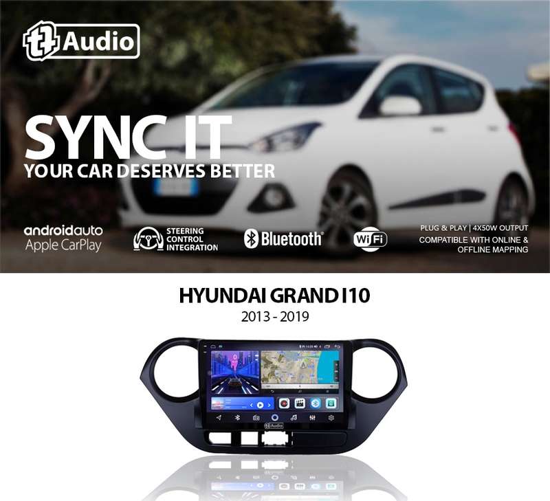 TT Audio 9" Replacement Radio For Hyundai i10 2013-2016 (2K SCREEN)