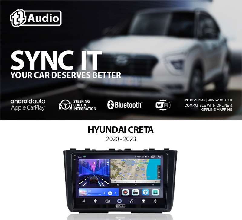 TT Audio 9" replacement radio for HYUNDAI CRETA 2020-2023 (2K SCREEN)