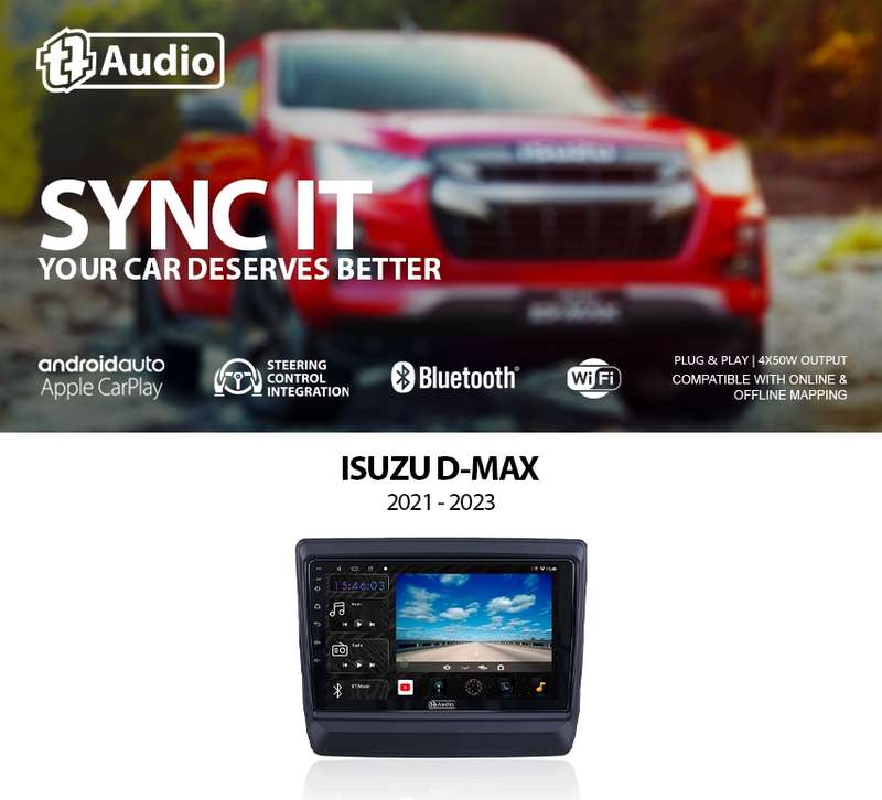 TT Audio 9" replacement radio for ISUZU KB 2022-2024 (4G ULTRA)