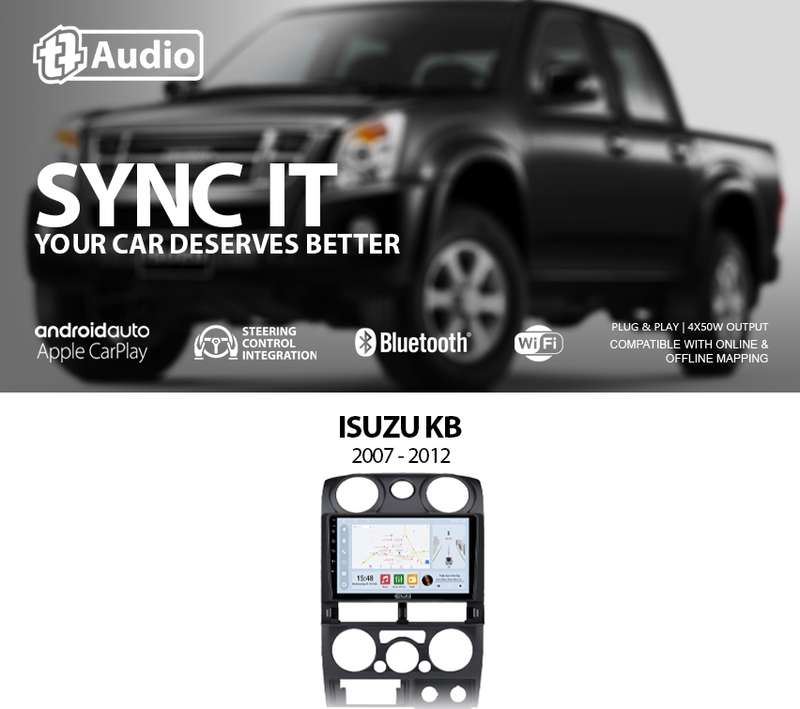 TT Audio 9" replacement radio for ISUZU KB 2007-2013 (CLASS D)