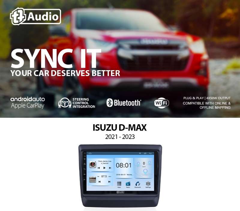 TT Audio 9" replacement radio for ISUZU KB 2022-2024 (ECO)