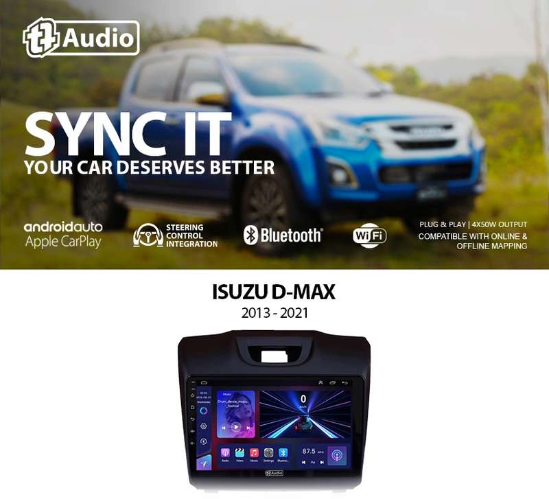 TT Audio 9" replacement radio for CHEVROLET TRAILBLAZER/ ISUZU D-Max 2015 - 2022 (MID SPEC)