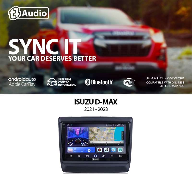 TT Audio 9" replacement radio for ISUZU KB 2022-2024 (2K SCREEN)