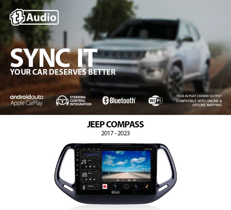 TT Audio 10" replacement radio for JEEP Compass 2015-2021 (4G ULTRA)