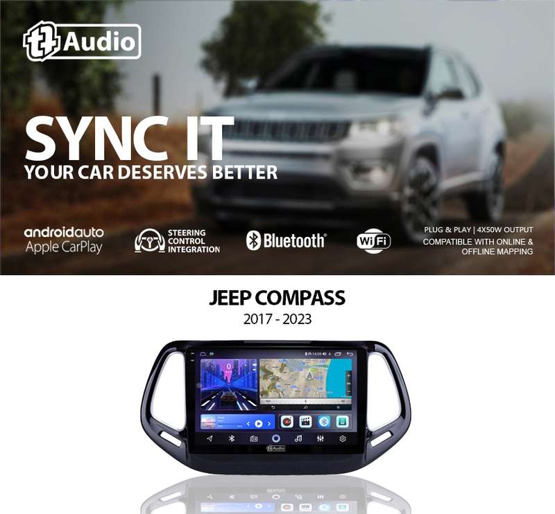 TT Audio 10" replacement radio for JEEP Compass 2015-2021 (2K SCREEN)