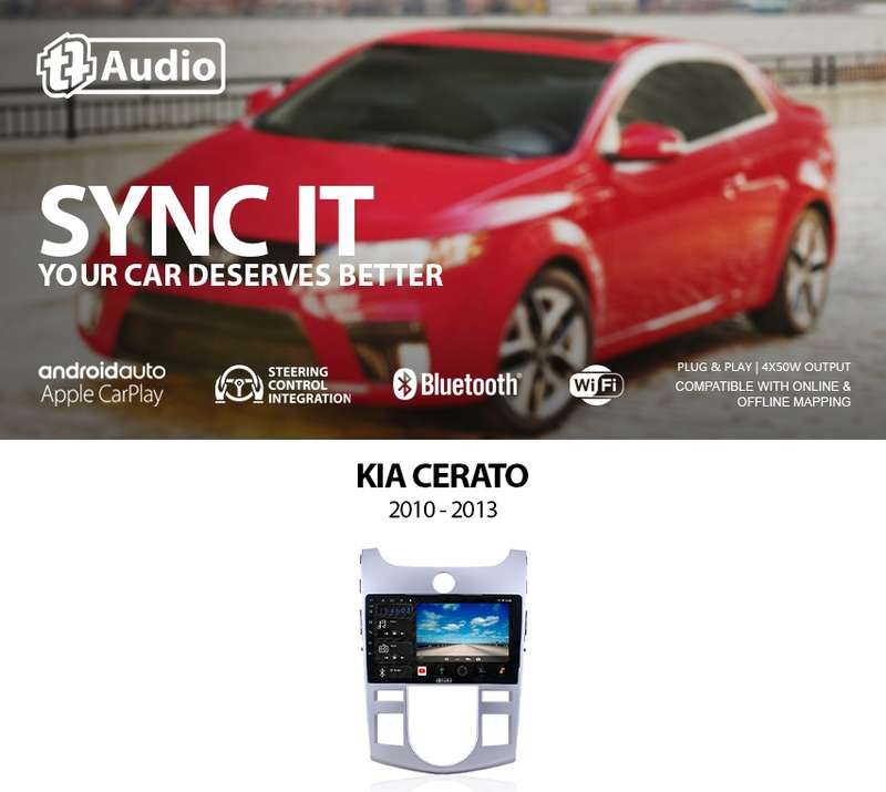 TT Audio 9" replacement radio for KIA Cerato 2010 -2013 (4G ULTRA)
