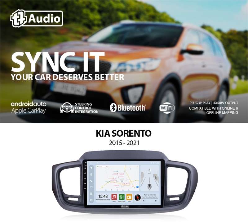 TT Audio 9" replacement radio for KIA Sorento 2015-2021 (4G ULTRA)