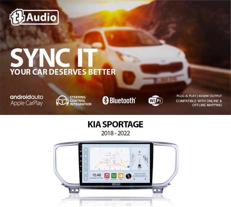TT Audio 9" replacement radio for KIA Sportage 2018-2021 (CLASS D)