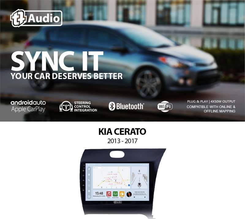 TT Audio 9" replacement radio for KIA Cerato 2013 -2017 (CLASS D)