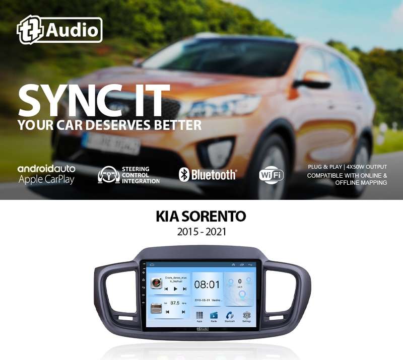 TT Audio 9" replacement radio for KIA Sorento 2015-2021 (Eco)
