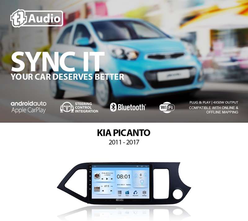 TT Audio 9" replacement radio for KIA PICANTO (ECO)