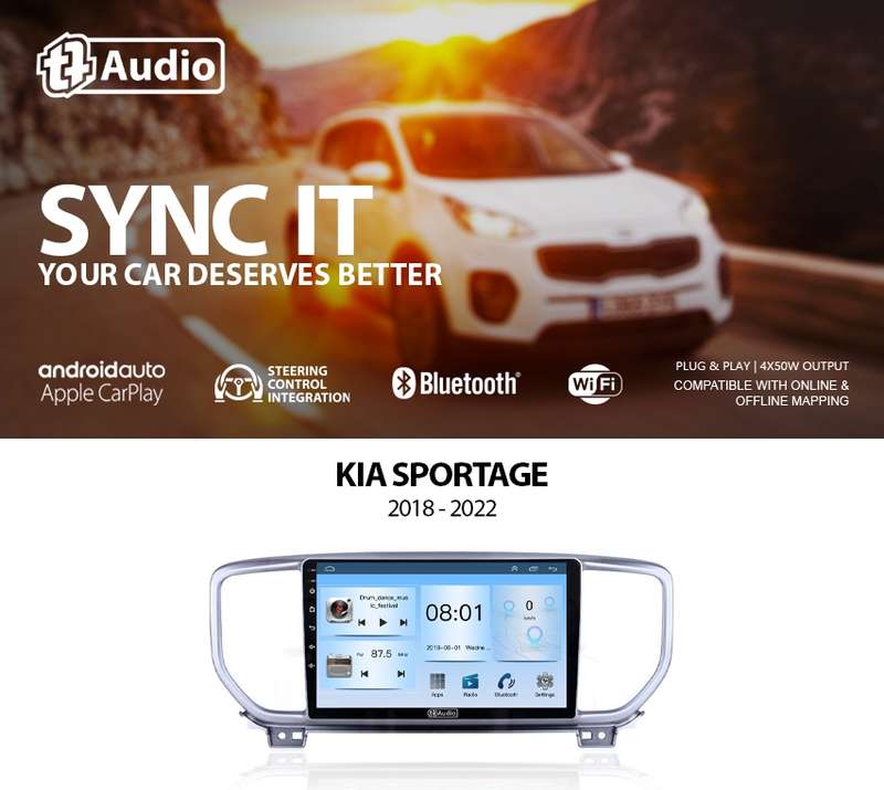 TT Audio 9" replacement radio for KIA Sportage 2018-2021 (ECO)