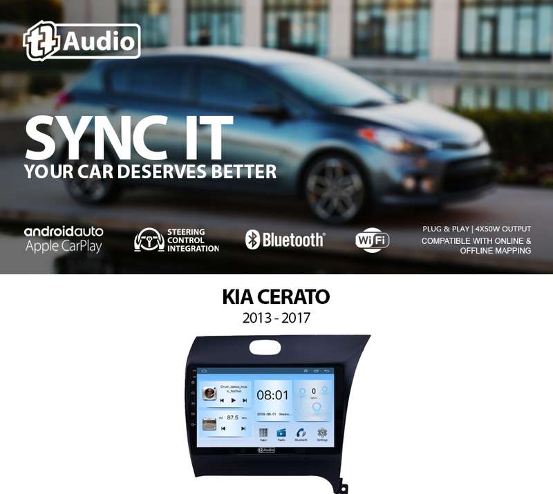 TT Audio 9" replacement radio for KIA Cerato 2013 -2017 (ECO)