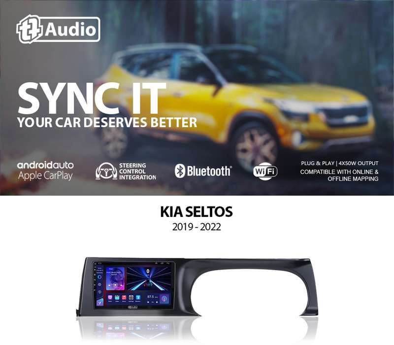 TT Audio 9" replacement radio for KIA SELTOS 2019 - 2024 (MID SPEC)