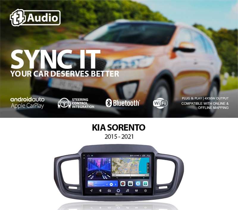 TT Audio 9" replacement radio for KIA Sorento 2015-2021 (2K SCREEN)
