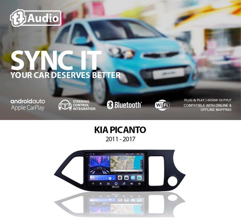 TT Audio 9" replacement radio for KIA PICANTO (2K SCREEN)