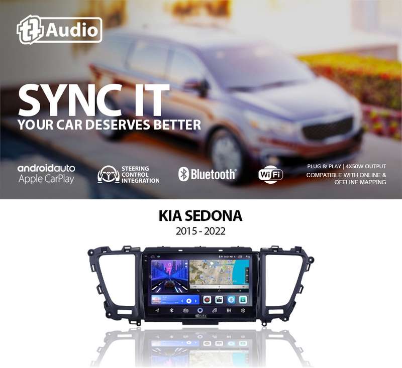 TT Audio 9" replacement radio for KIA Sedona 2015-2021 (2K SCREEN)