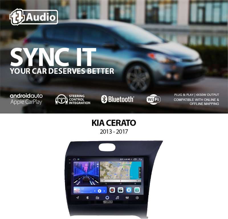 TT Audio 9" replacement radio for KIA Cerato 2013 -2017 (2K SCREEN)