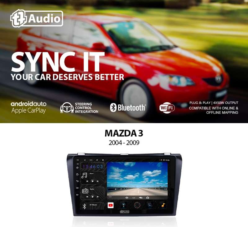 TT Audio 9" Replacement Radio for MAZDA 3 2004-2009 (4G ULTRA)