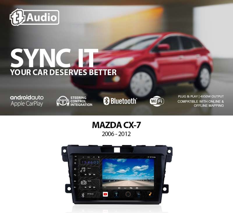 TT Audio 9" replacement radio for Mazda CX7 2007-2014 (4G ULTRA)