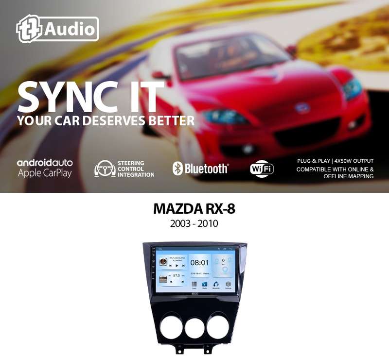 TT Audio 9" replacement radio for Mazda RX8 2003-2010 (ECO)