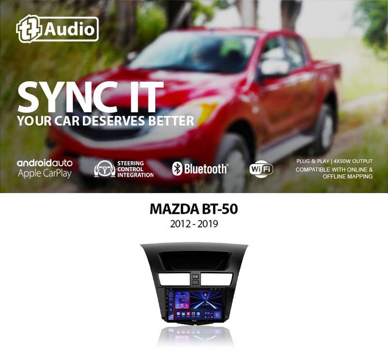 TT Audio 9" replacement radio for MAZDA BT-50 2012-2018 (MID SPEC)
