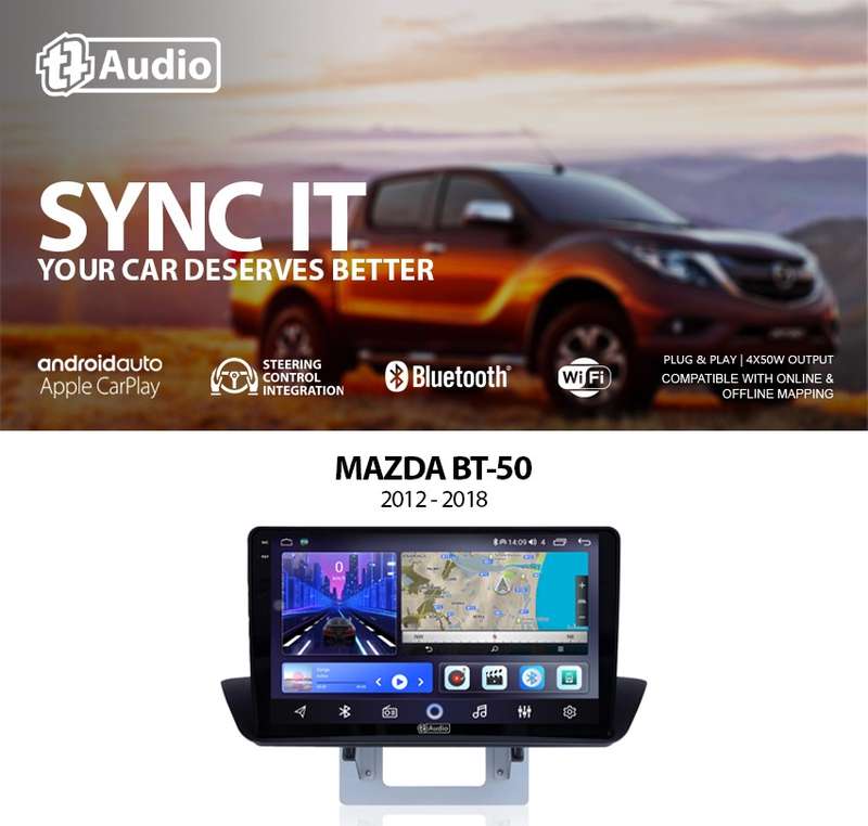 TT Audio 9" replacement radio for MAZDA BT-50 2012-2018 (2K SCREEN)
