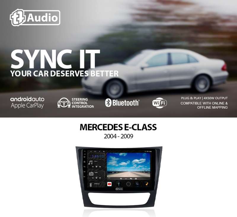 TT Audio 9" replacement radio for MERCEDES C-Class (W204) 2004 - 2009 (4G ULTRA)