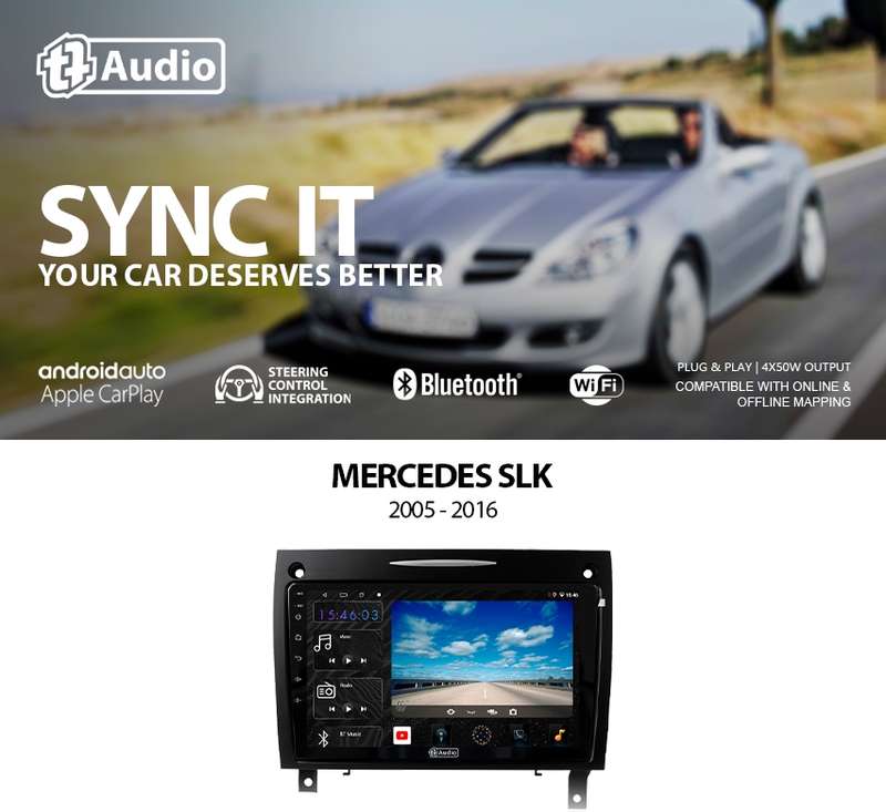 TT Audio 9" replacement radio for MERCEDES SLK R171 (4G ULTRA)